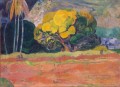 Fatata te moua At the Foot of a Mountain Post Impressionism Primitivism Paul Gauguin